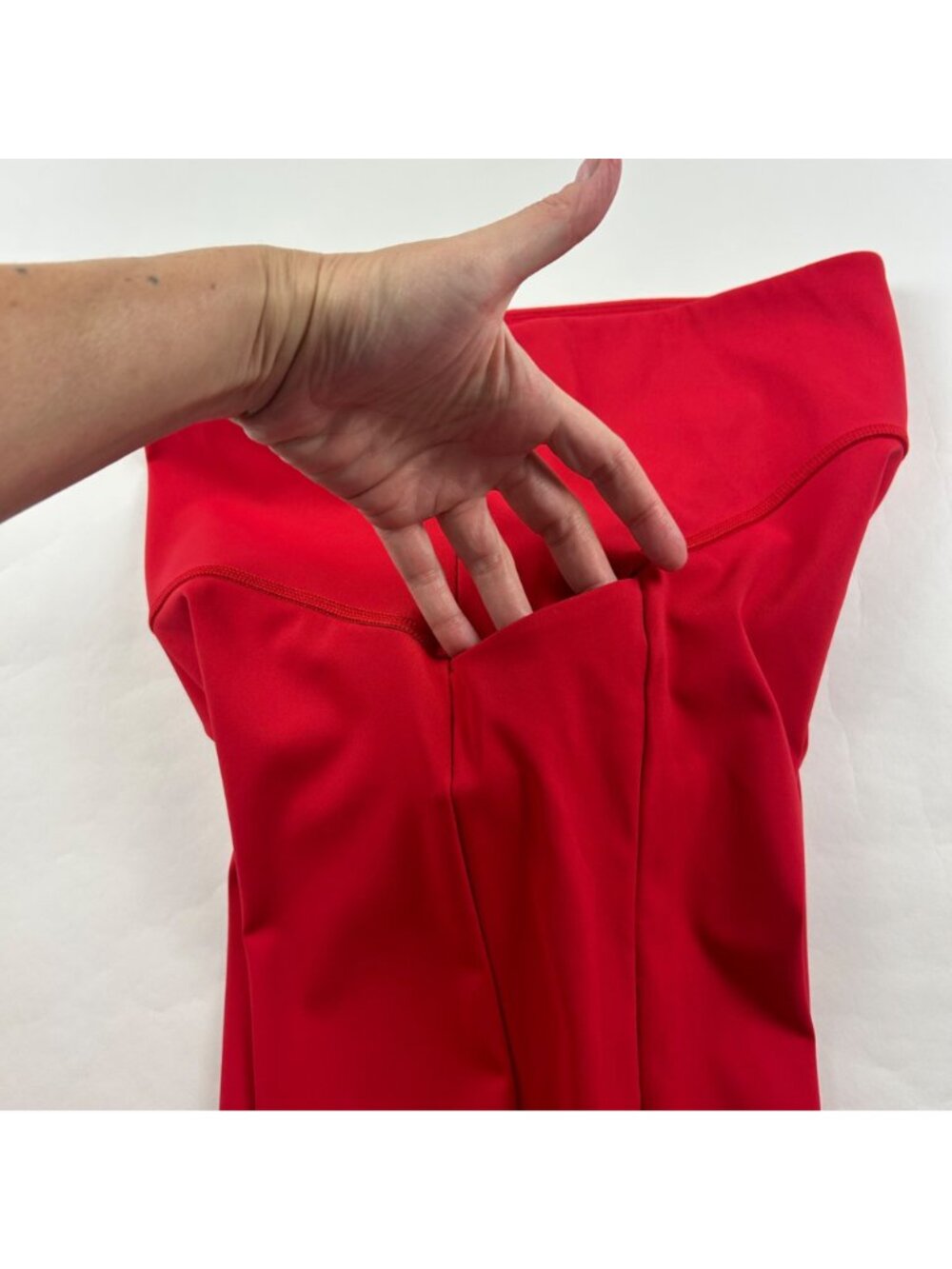 SPANX Classic Red Booty Boost Full Length Leggings XL - Picture 6 of 8